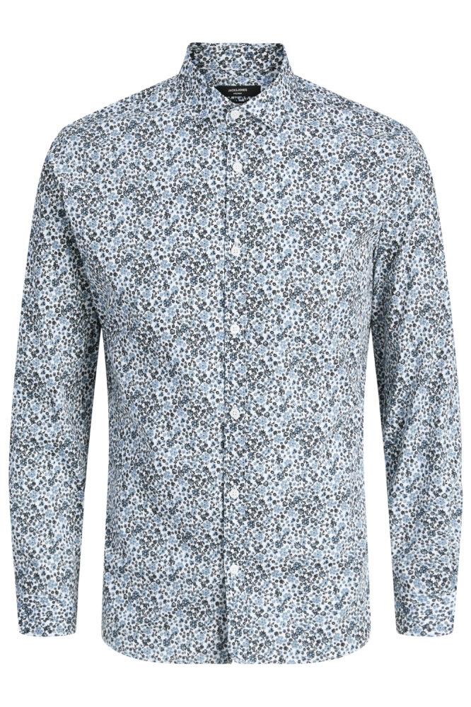 JPRBLABLACKPOOL STRETCH AOP LS SHIR 12284126 Goblin Blue